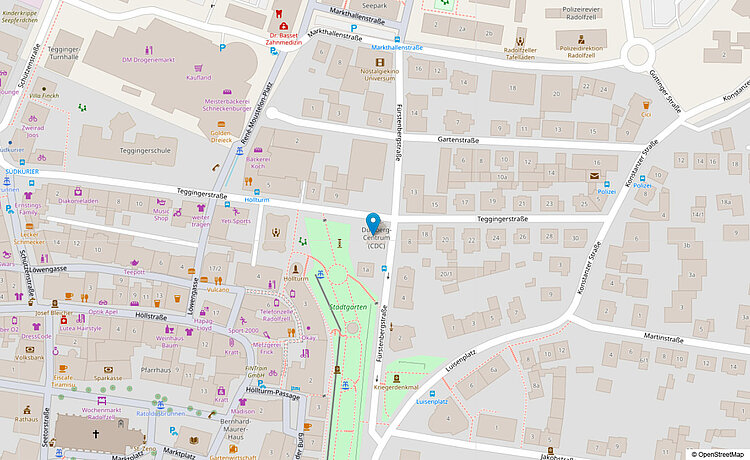 Carl Duisberg Centrum Radolfzell © OpenStreetMap