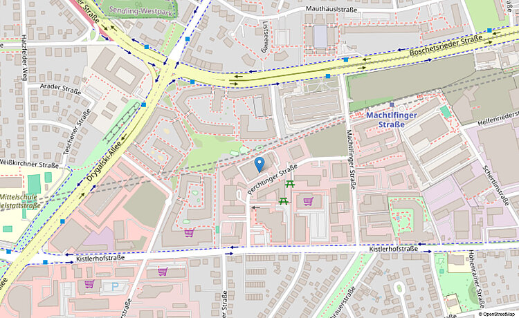 Carl Duisberg Centrum München © OpenStreetMap
